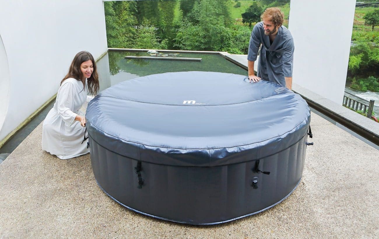 inflatable hot tub cover